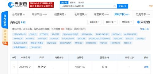 拼多多申请注册“拼夕夕”商标，布局计算机软硬件技术开发
